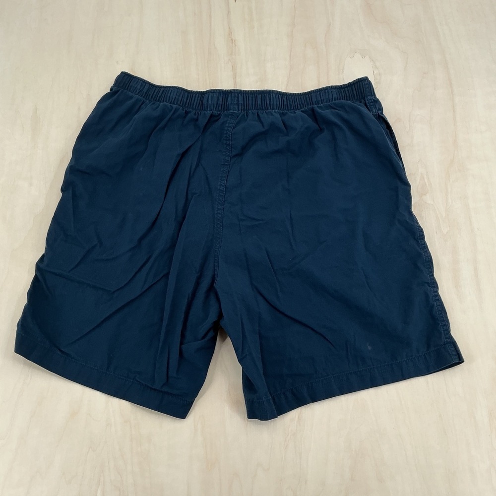 Lands End Pajama Set Mens L Navy Blue Cotton Short Sleeve Shorts Lounge Classic - Picture 8 of 12